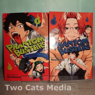   Phantom Busters English Manga Vol. 1, Vol. 2 Variation Listing