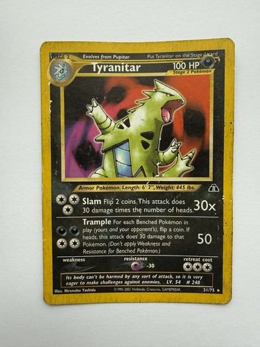 Tyranitar (31) — Neo Discovery