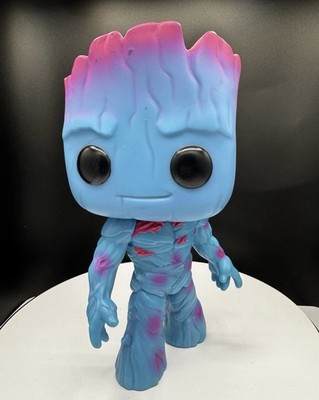 Funko Pop Jumbo 10 Inch Black Light Groot Guardians Of The Galaxy Loose