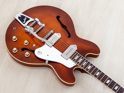 1981 Epiphone Casino Vintage Guitar w/ Bigsby B7 & Case, Japan