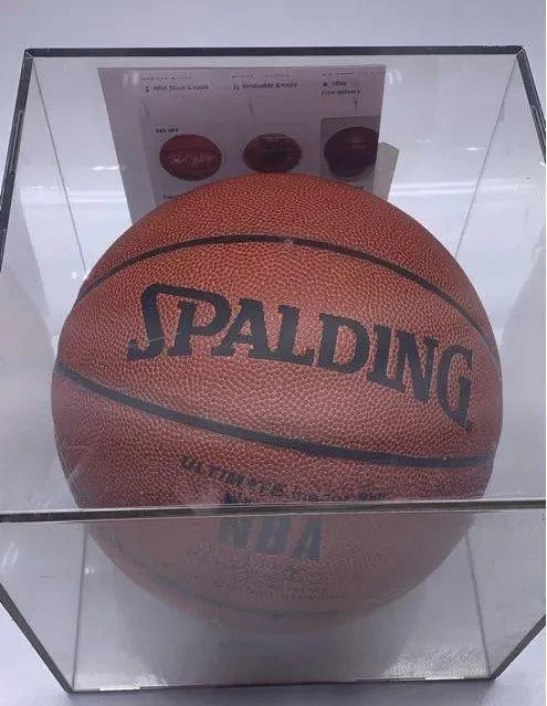 KAREEM ABDUL JABBAR SIGNED AUTOGRAPHED SPALDING NBA BASKETBALL LA LAKERS 