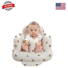 Inflatable Seat for Babies 3-36 , Built in Air Pump Baby Chair Sit Me up Floo...