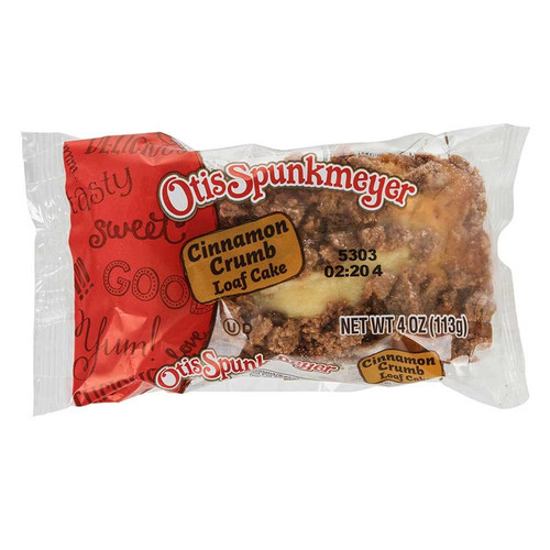 Otis Spunkmeyer Individually Wrapped Cinnamon Cake Crumb Loaf, 4 Ounce -- 24 per - Picture 1 of 4