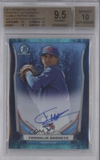2014 Bowman Chrome Bubbles Refractor 99/99 Franklin Barreto BGS 9.5 Auto j5r