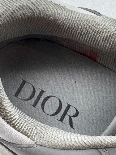 Dior B27 Grau Weiß Canvas und Leder Low Top Sneaker Größe EU 50 (3) - Bild 6 von 17