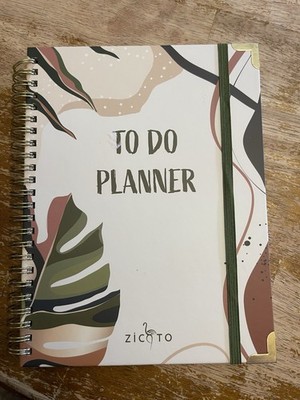 Zicoto Simplified To Do List Planner Notebook - Easily Organize Your Day