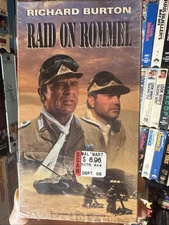 Raid On Rommel 1971 VHS Rare NON RENTAL 