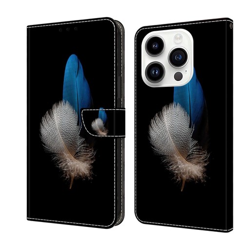Flip Butterfly Flower Feather Card Wallet Stand Cover Case For 15 Pro Max - 第 25/32 張圖片