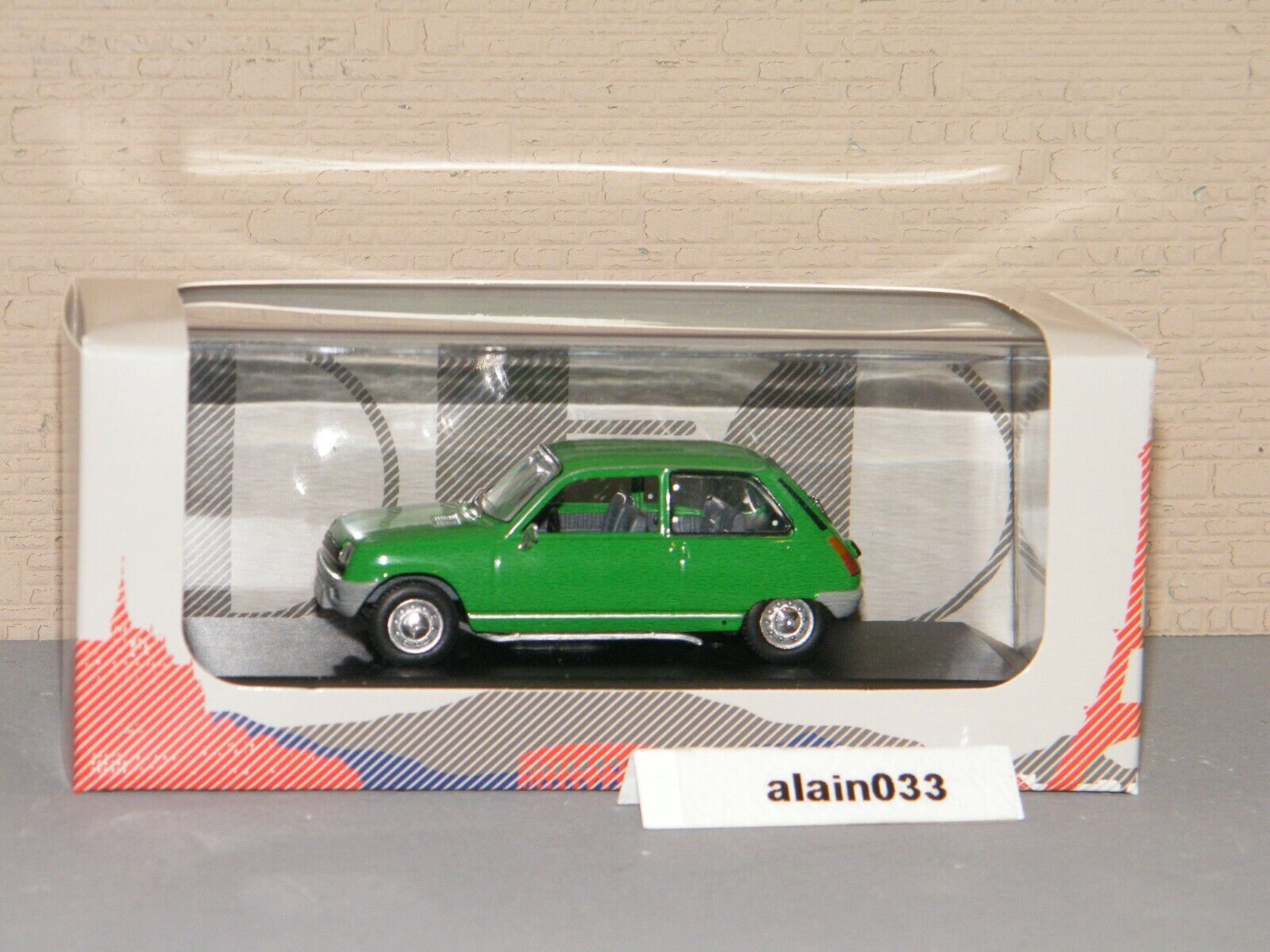 Miniature Renault 5 TL Green ODEON 083 1974 1/43