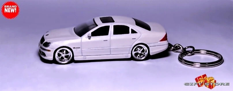🎁🎁CHAVEIRO RARO BRANCO MERCEDES S CLASS S55 V8 AMG PERSONALIZADO Edição Limitada ÓTIMO PRESENTE🎁🎁 - Imagem 3 de 4