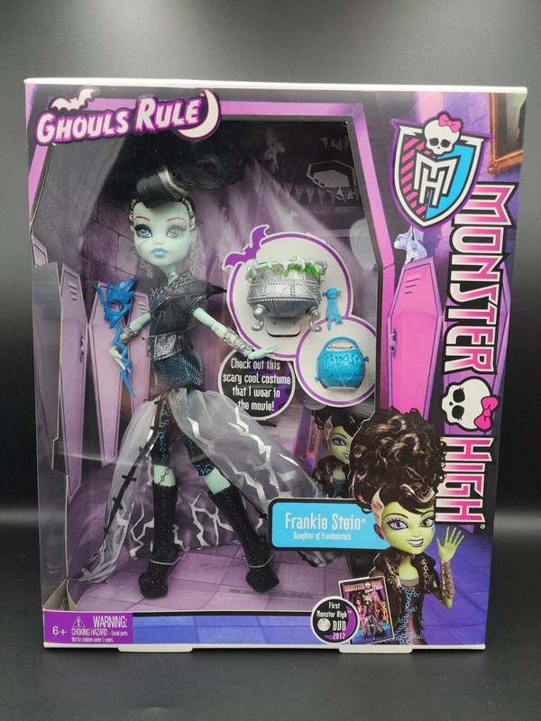Monster High Frankie Stein Figure Ghouls Rule New in Box RARE
