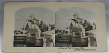 World's Fair St. Louis 1904 Among The Great Statues Stereoview