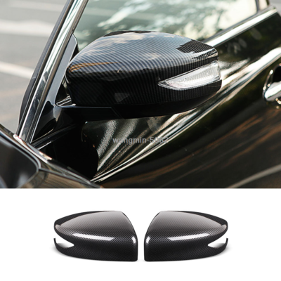 Carbon Fiber Style For Nissan Maxima 2016 2017 Rearview Mirrors Cover Trim 2PCS