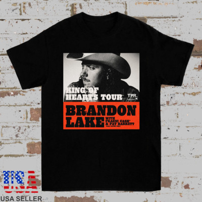 Brandon Lakes KING OF HEARTS TOUR T Shirt Full Size S-5XL