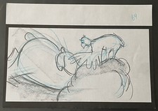 Balto Original Movie Storyboard Drawing Art Animation Muk & Luk + Boris #15