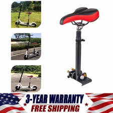 Height Adjustable Seat Cushion Universal Aluminum Alloy Rod  Saddle For Scooter