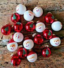 20 Weihnachtskugeln Mini Christbaumkugeln Glas Christbaumschmuck Weihnachtsdeko