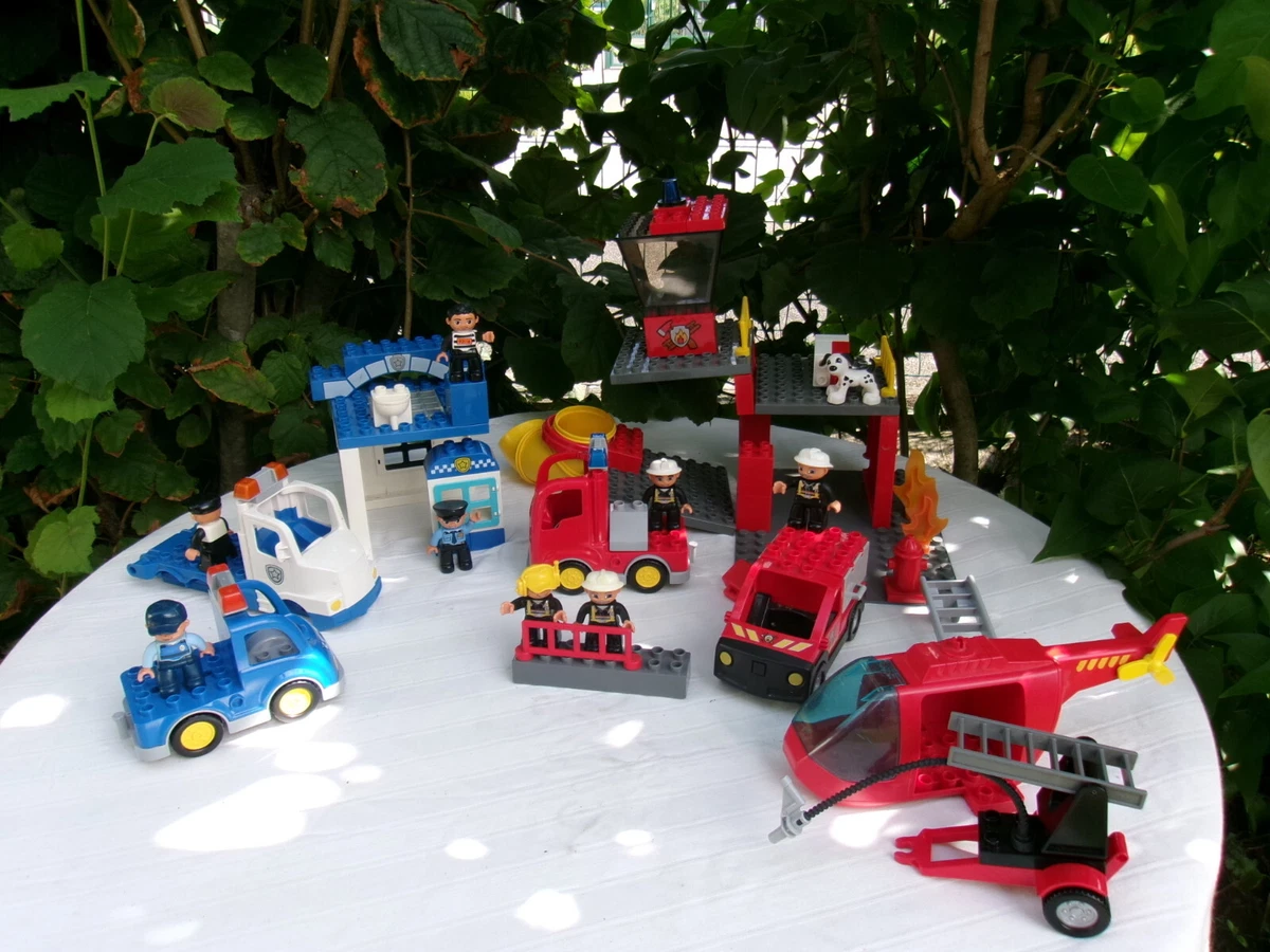 LOT LEGO DUPLO 5601 caserne pompier 5602 Poste de Police eBay