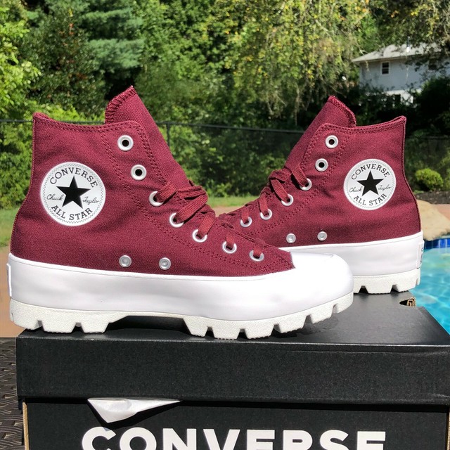 burgundy shoreline converse