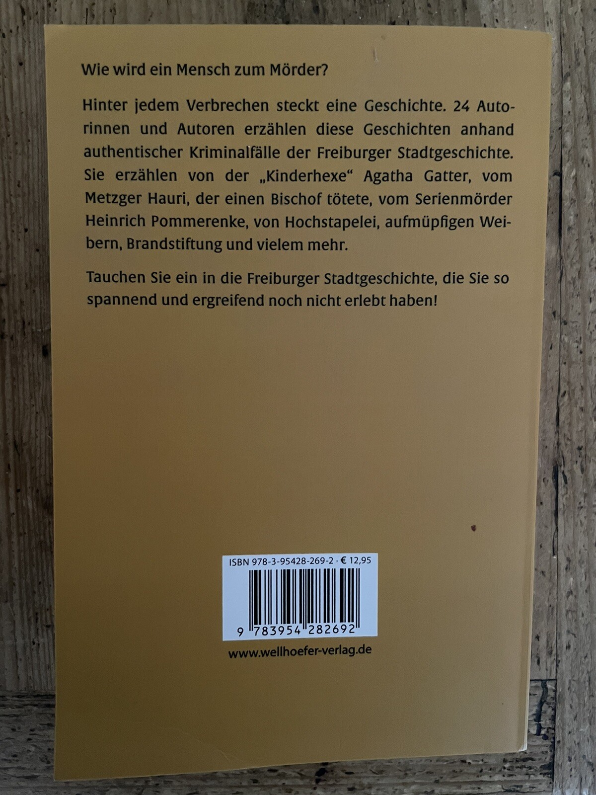 Thumbnail - Diebe Mörder Galgenstricke, Anne Grießer (hrsg.), Wellhöfer Verlag |