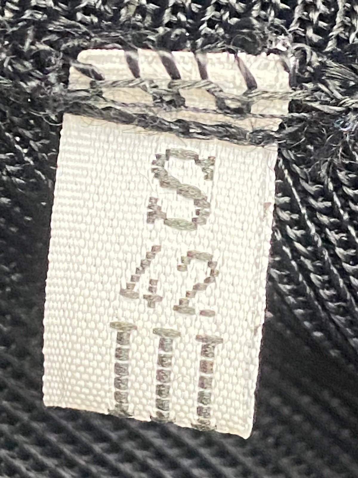 Abito Maglione Valentino S Small 42 IT Nero Viscosa Rayon Maglia Elasticizzato EXC