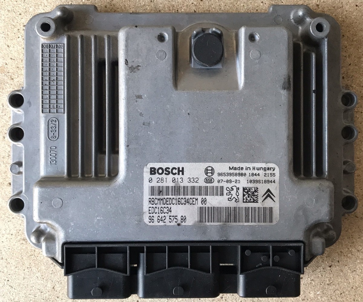 CiC　UR　04-006　ちぃのお給料 Calculateur EDC16C34 Peugeot 307 Citroen C4 1.6 HDI 90