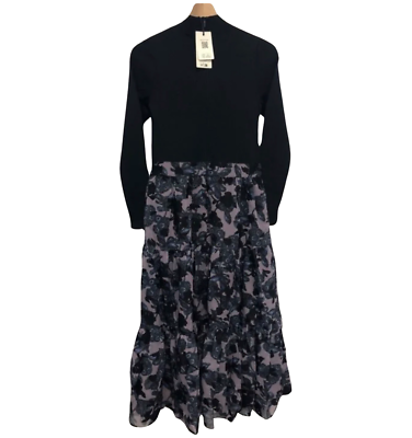 TED BAKER WOMEN'S KNIT BODICE MIDI DRESS WITH TIERED SKIRT IN FLORAL - RRP 225. | eBay TED BAKER WOMEN'S KNIT BODICE MIDI DRESS WITH TIERED SKIRT IN FLORAL - RRP 225. | eBay