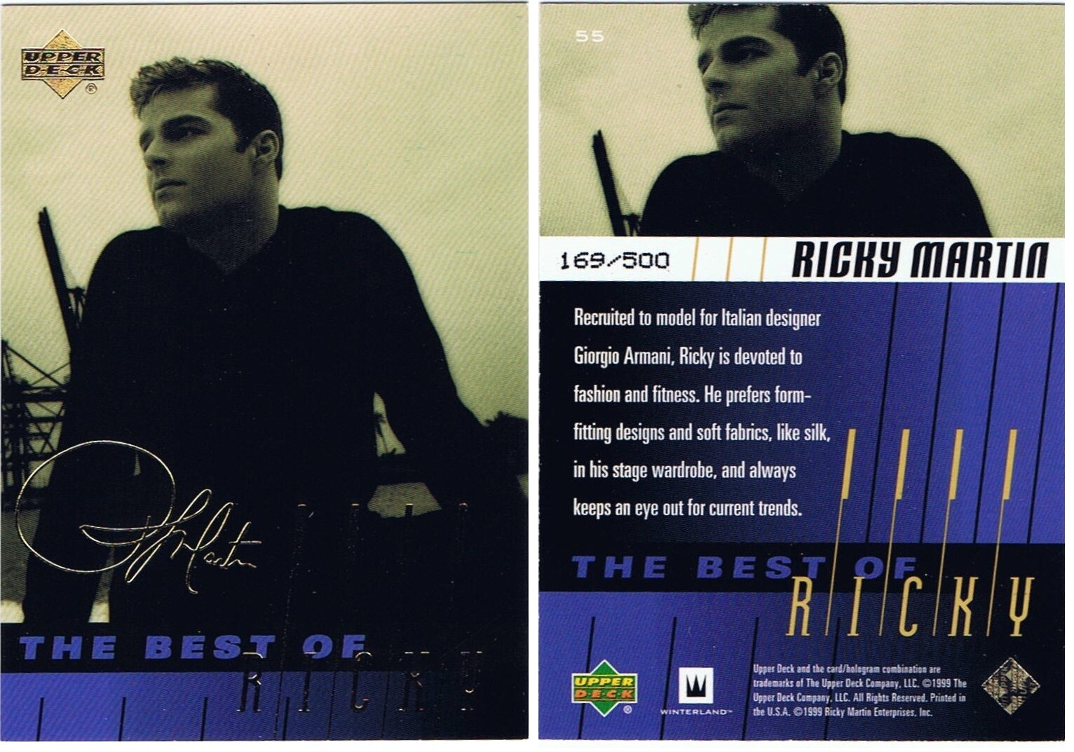 Ricky Martin La Vida Loca by Upper Deck/Winterland in 1999. Inserts + Discounts. - Picture 8 of 24