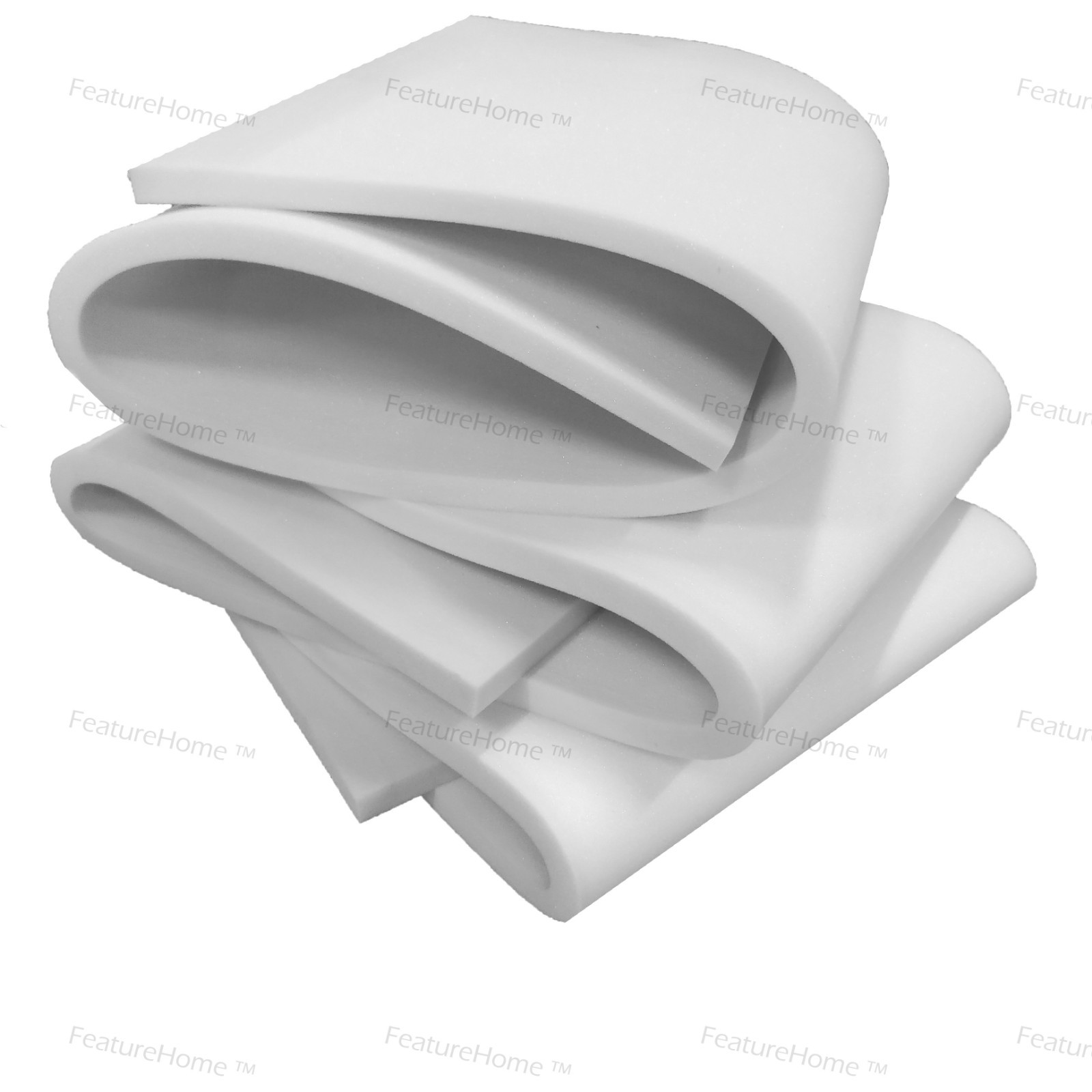 HIGH DENSITY UPHOLSTERY FOAM SHEET FREE P&P 60" x 20" x ANY