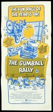 THE GUMBALL RALLY Original Daybill Movie Poster Michael Sarrazin Gary Busey