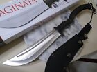 Kojiro Naginata Sword Machete Knife Fixed Blade 440Ss Kj1066 w Sheath 20 1/4" Oa