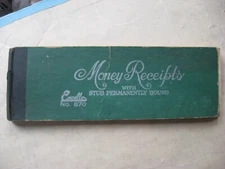 Vtg Receipt Book w/ "script"--Use as receipts, play/movie prop, or  just enjoy.