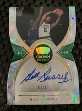 BILL RUSSELL 2021-22 CROWN ROYALE FOTL AUTO #03/17 CELTICS ON CARD DIE CUT SSP