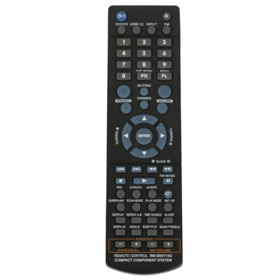 RM-SNXT10U Remote for JVC Compact Component System NX-T10 NX-T10U NXT10 NXT10U