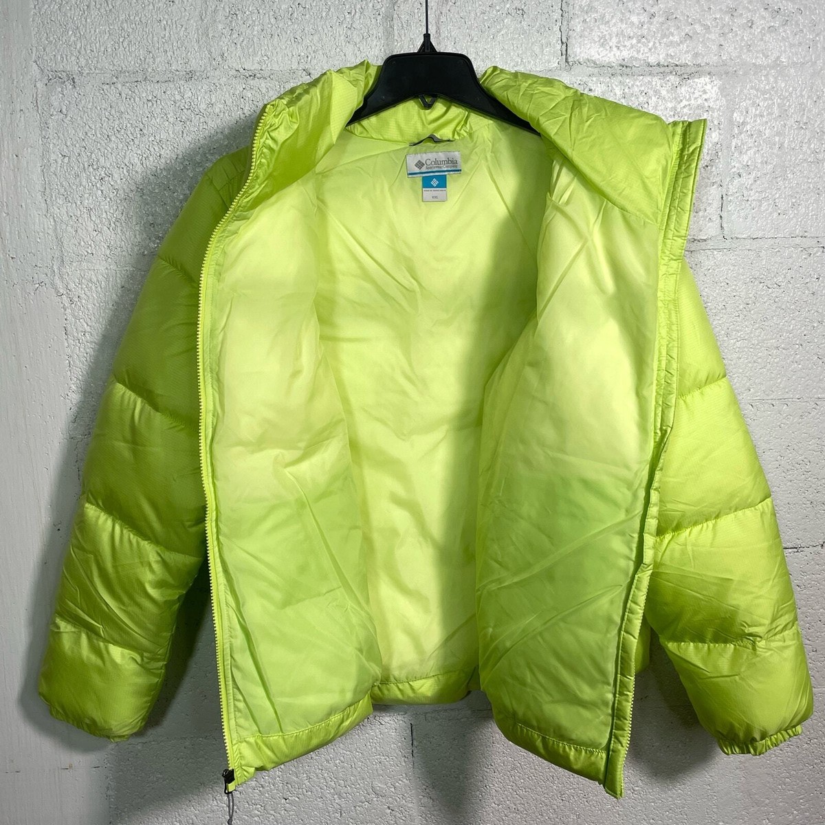 COLUMBIA Women's Jacket- Tippet neon green XXL | eBay
