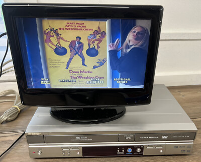Sharp DV-RW340U VHS DVD-RW/-R Recorder Combo TESTED WORKS VIDEO