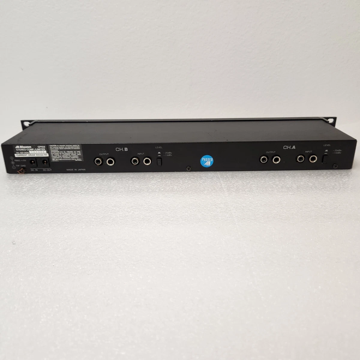 vintage Maxon CP102 Stereo / Dual Mono Compressor / Limiter vintage Maxon CP102 Stereo / Dual Mono Compressor / Limiter