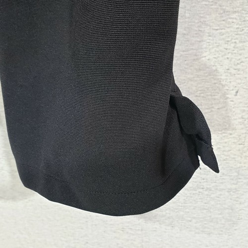 Women Chef Capri 2XL Black Knit Pull On Fame Fabrics Elastic Waist 36" W x 22" I - Picture 6 of 7