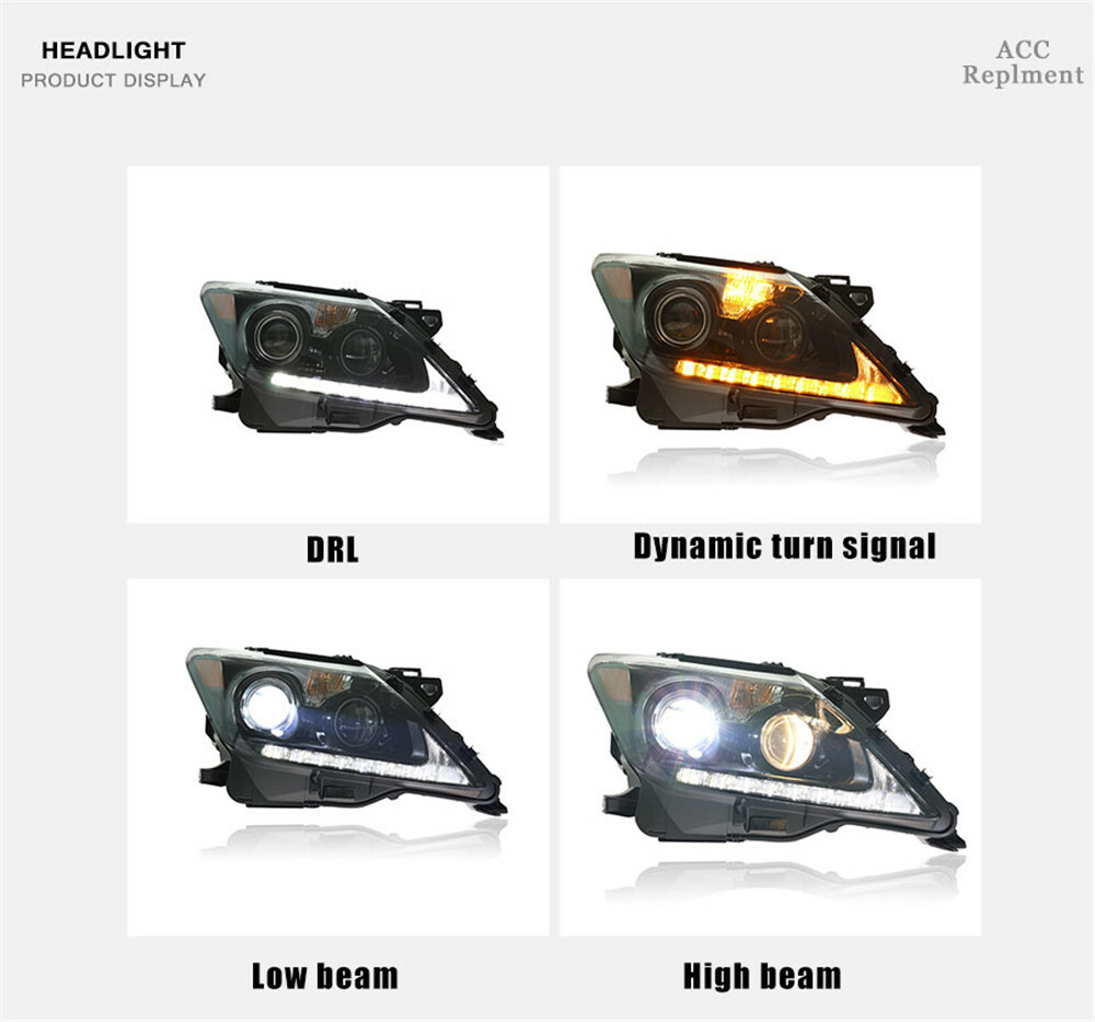 For Lexus LX570 2008-2015 LED Headlight Assembly LED DRL