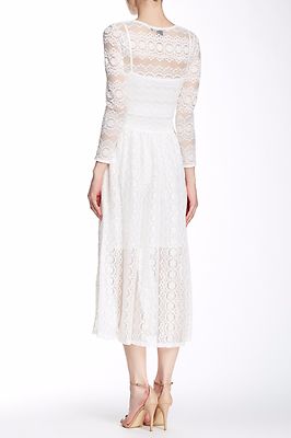 fairy lace dress Fairycore V Neck Lace Dress M (Length- 51 inches/ 130cm) I Retro Fairy main image 0