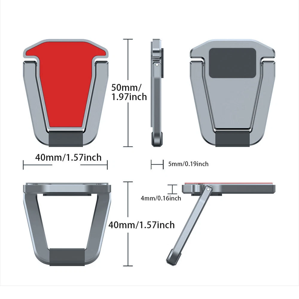 Mini Foldable Aluminum Alloy Laptop Stand for Ergonomic Cooling Support