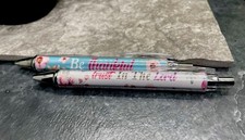 2 PC Bible Verse Ballpoint Christian Inspirational Quotes Pen Gift Set New B1297