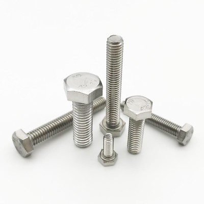 M3 M4 M5 M6 M8 304 A2 Stainless Steel External Hex Hexagon Head Cap Screw Bolt