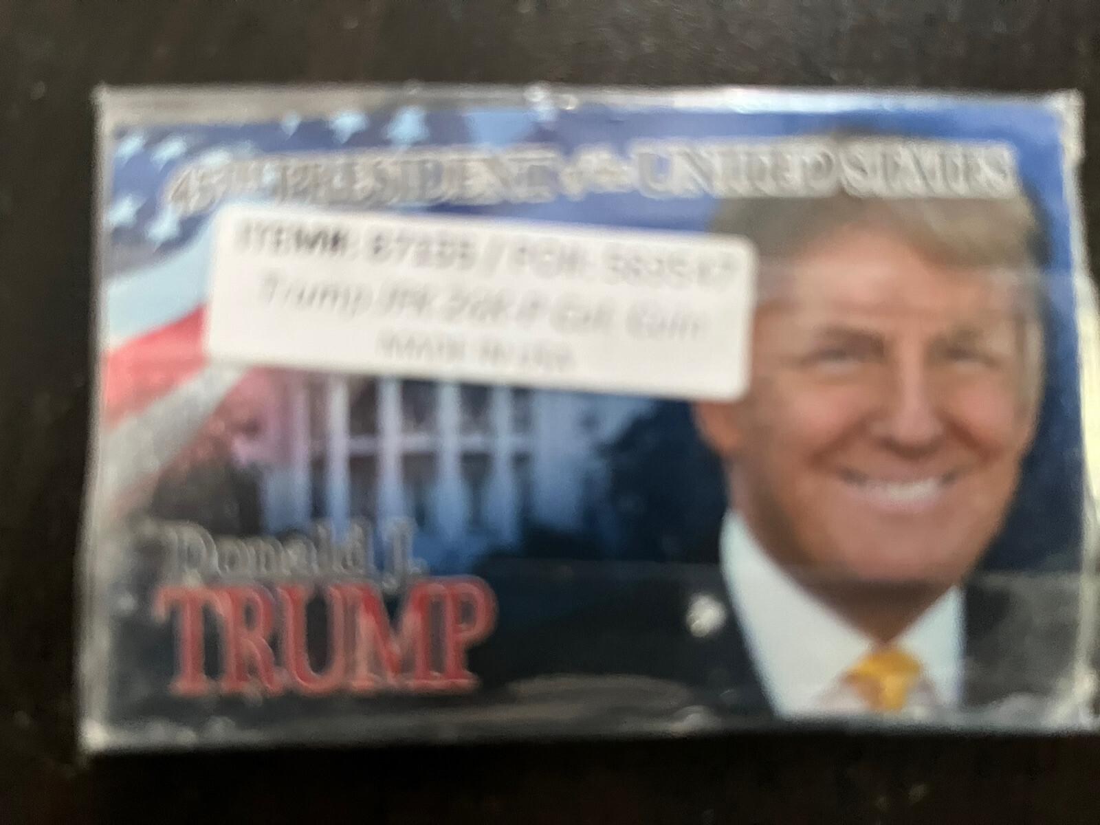 DONALD TRUMP 45&deg; PRESIDENTE 2016 UFFICIALE USA JFK Moneta Mezzo