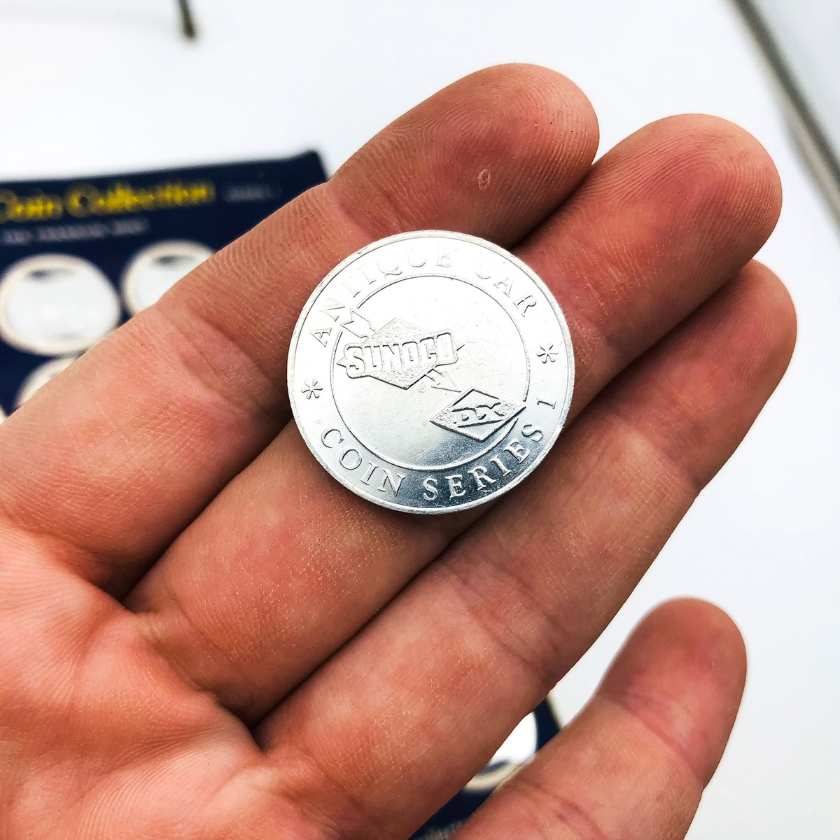 Sunoco Aluminum Antique Car Coin Collection Series 1