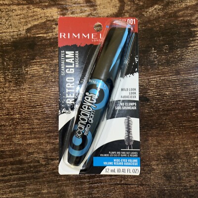 Rimmel  Scandaleyes Retro Glam Waterproof Volume Mascara  #001 -Black