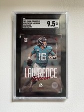 2021 Panini Chronicles #201 Trevor Lawrence Luminance Red 150/199 SGC 9.5