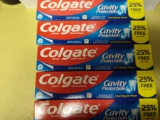 Brand New Sealed Colgate Toothpaste Cavity Protection 5 Packs 5oz Free Shipping