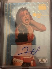 2022 AEW Metal Universe Skybox Premium Star Sapphire Auto Parallel Hikaru Shida