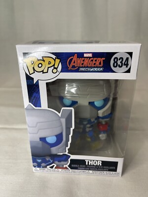 Funko Pop! Marvel Avengers Mech Strike #834 Bobble Head Thor - New